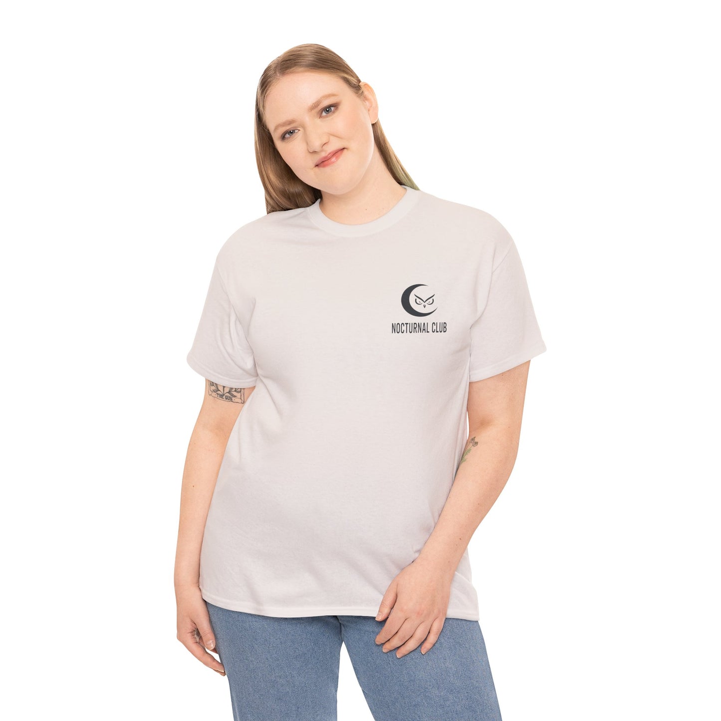 Nocturnal Club Unisex Heavy Cotton Tee - Midnight Soccer