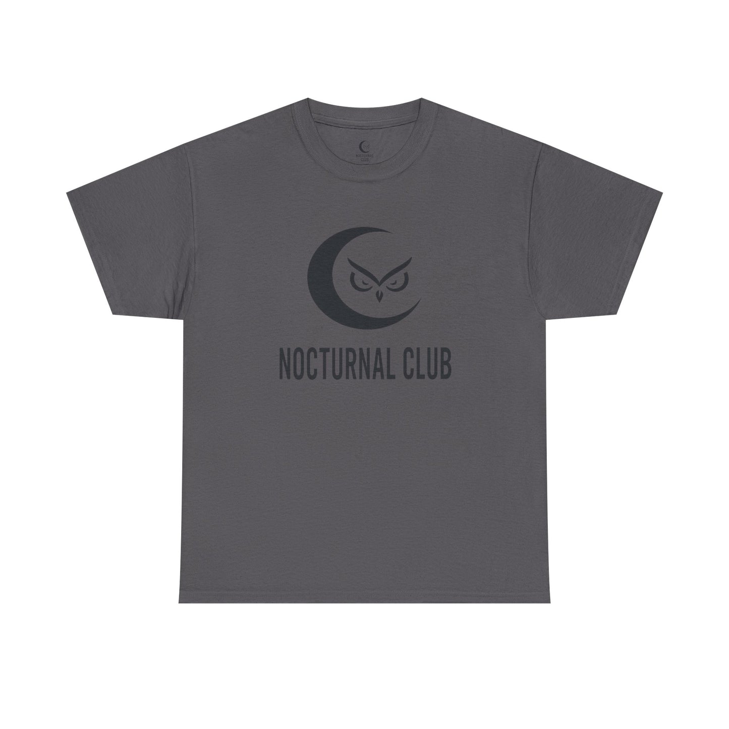 Nocturnal Club Unisex Heavy Cotton Tee - Moonlit Urban Scene