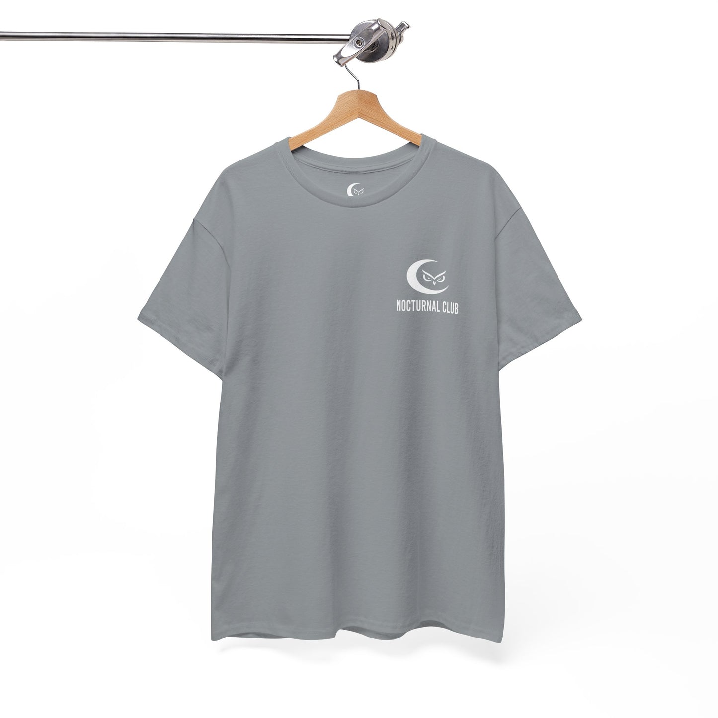 Nocturnal Club Unisex Heavy Cotton T-Shirt - Lonely Fisherman