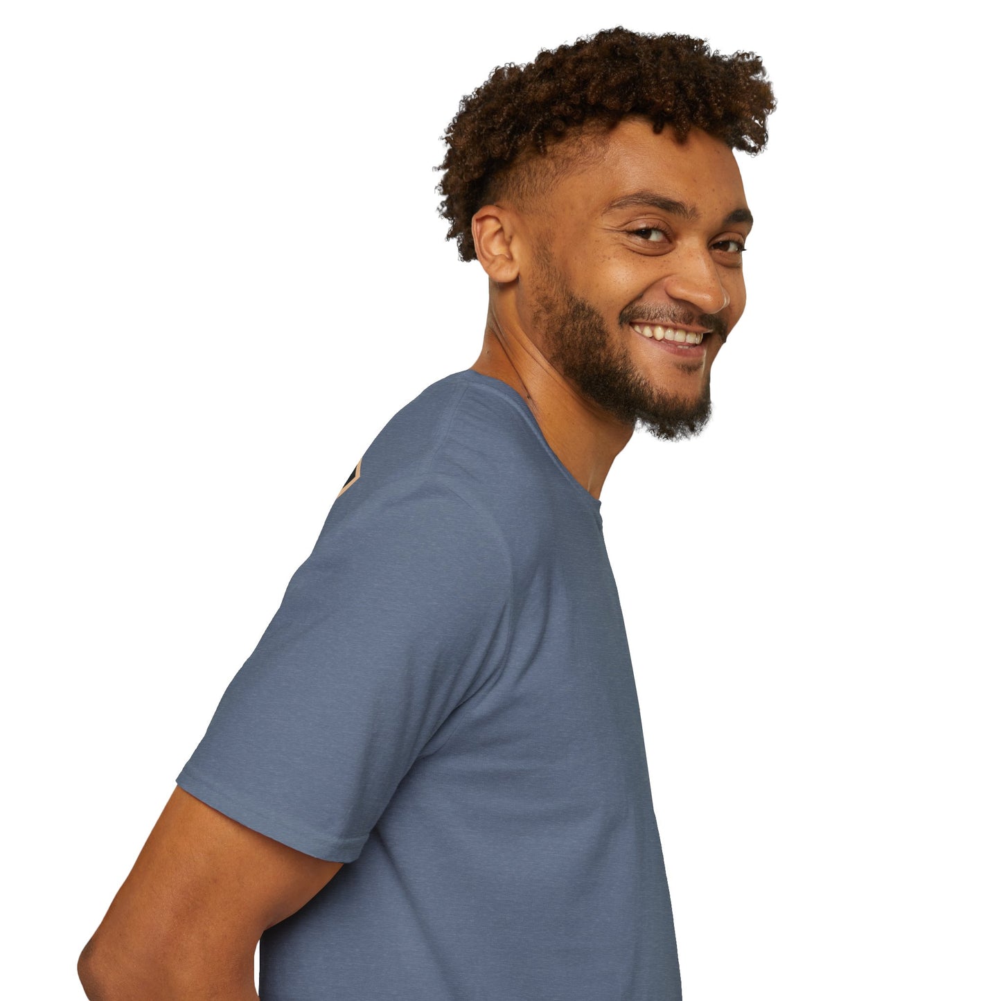 Nocturnal Club Unisex Softstyle T-Shirt - Sad Coffee Man
