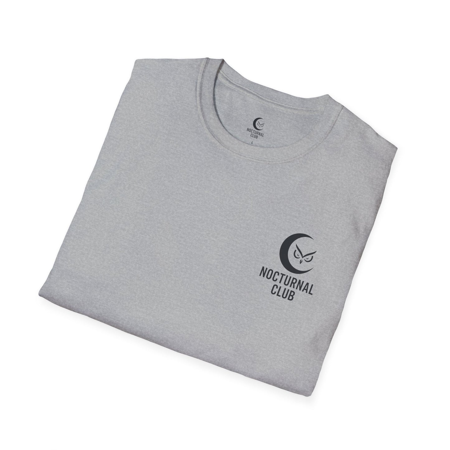 Nocturnal Club Unisex Softstyle T-Shirt - Stylish Night Owl Tee