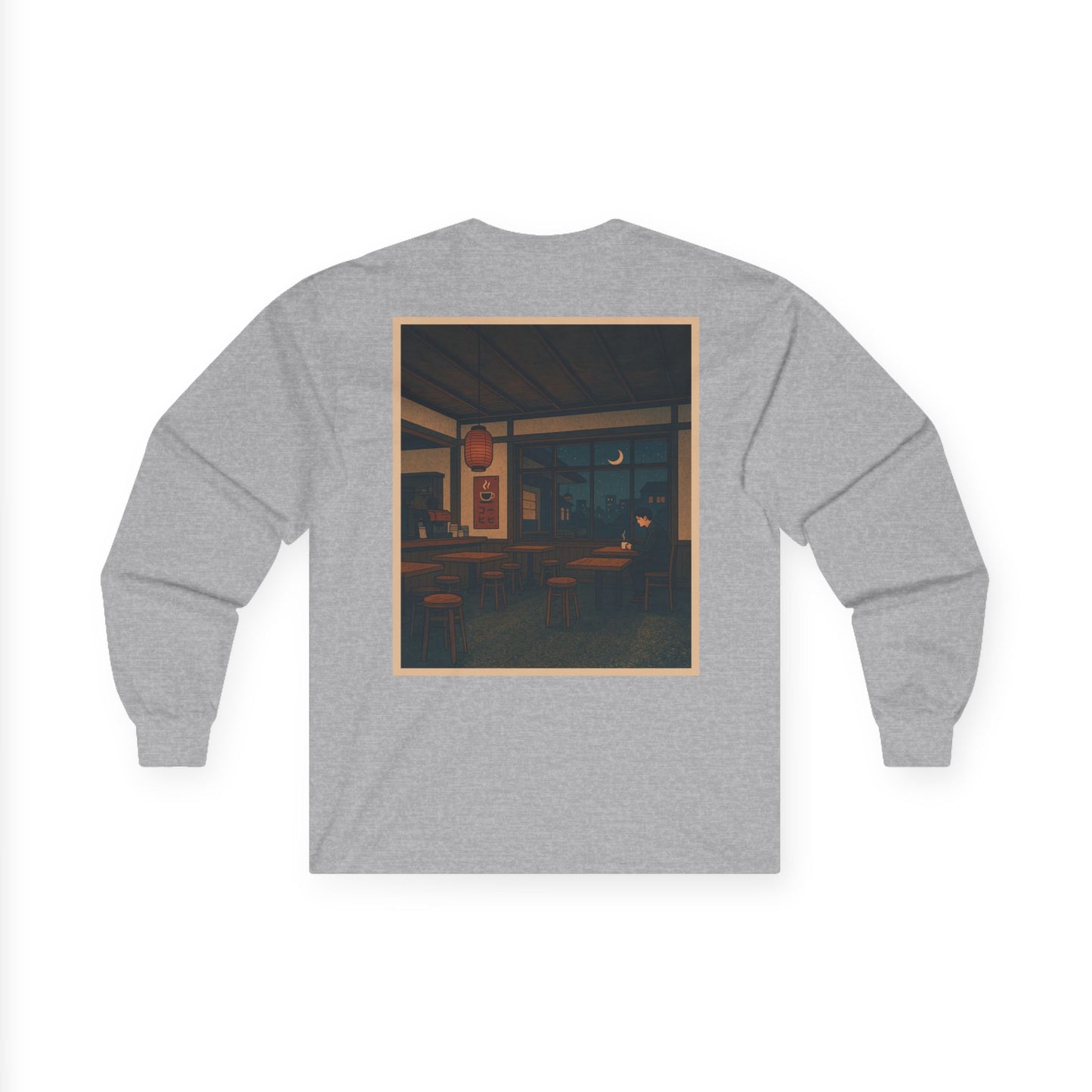 Nocturnal Club Long Sleeve Tee – Sad Coffee Man