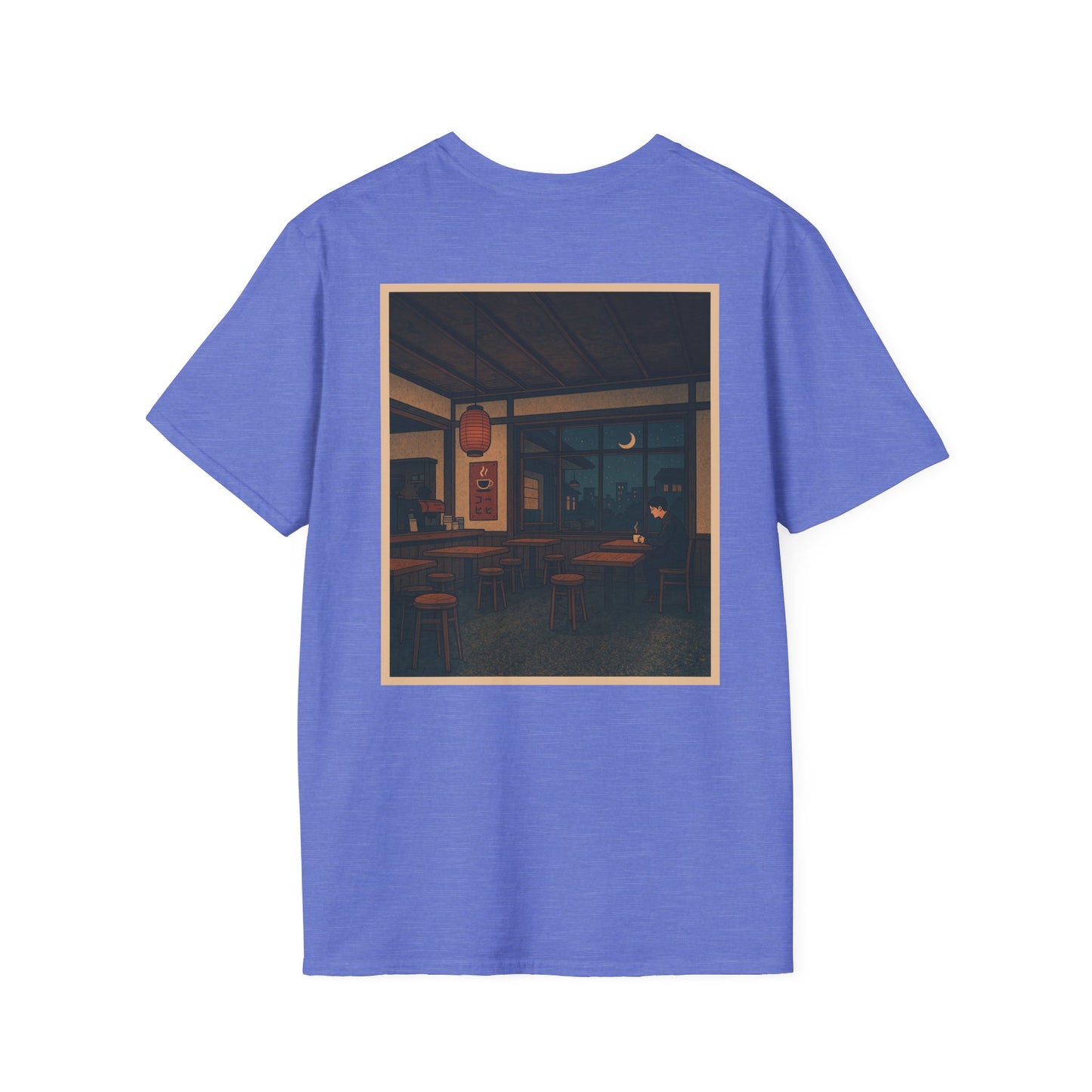 Nocturnal Club Unisex Softstyle T-Shirt - Sad Coffee Man