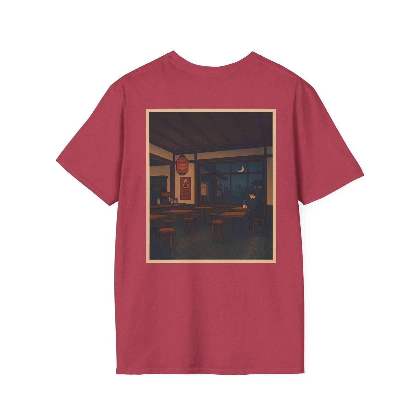 Nocturnal Club Unisex Softstyle T-Shirt - Sad Coffee Man