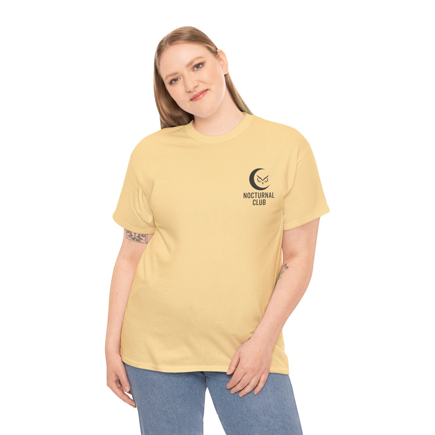 Nocturnal Club Unisex Heavy Cotton T-Shirt - Basketball in Japan