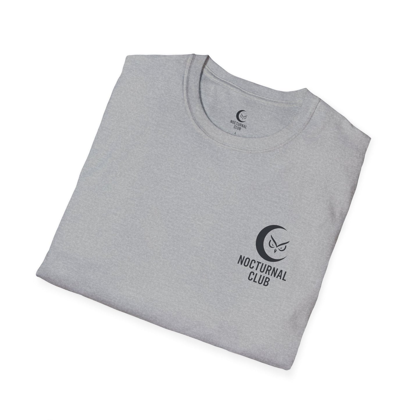 Nocturnal Club Unisex Softstyle T-Shirt - Sad Coffee Man