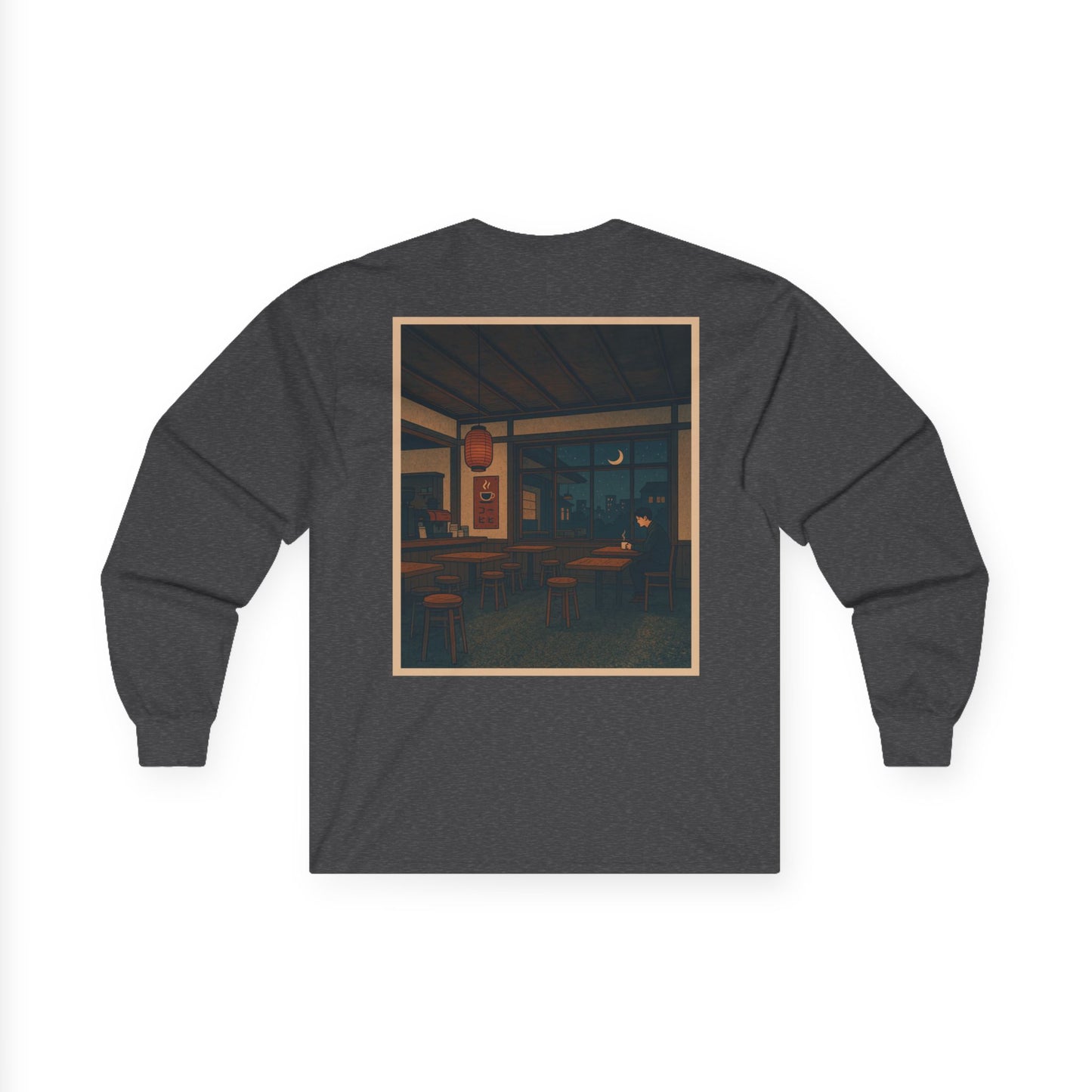 Nocturnal Club Long Sleeve Tee – Sad Coffee Man