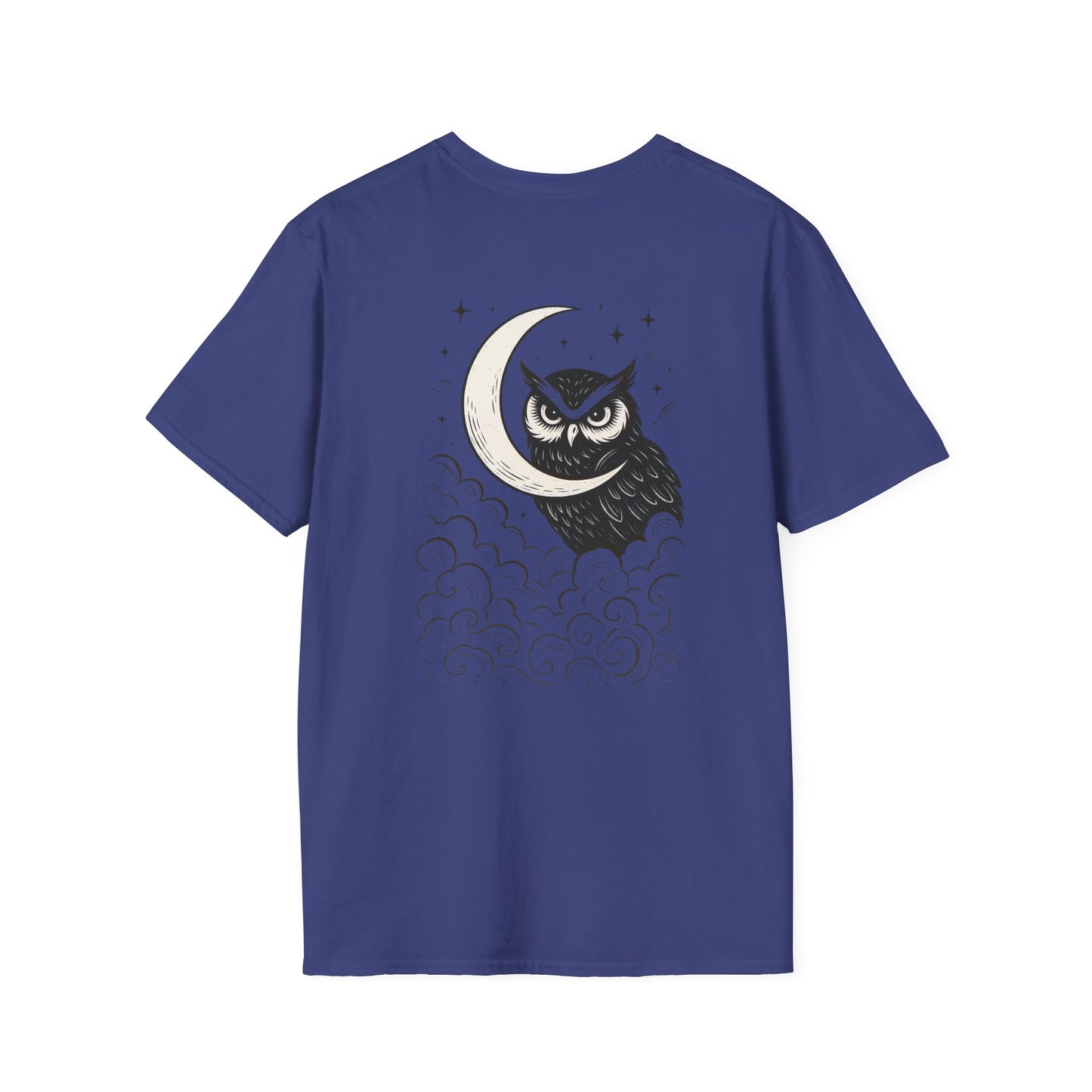 Nocturnal Club Unisex Softstyle T-Shirt - Stylish Night Owl Tee
