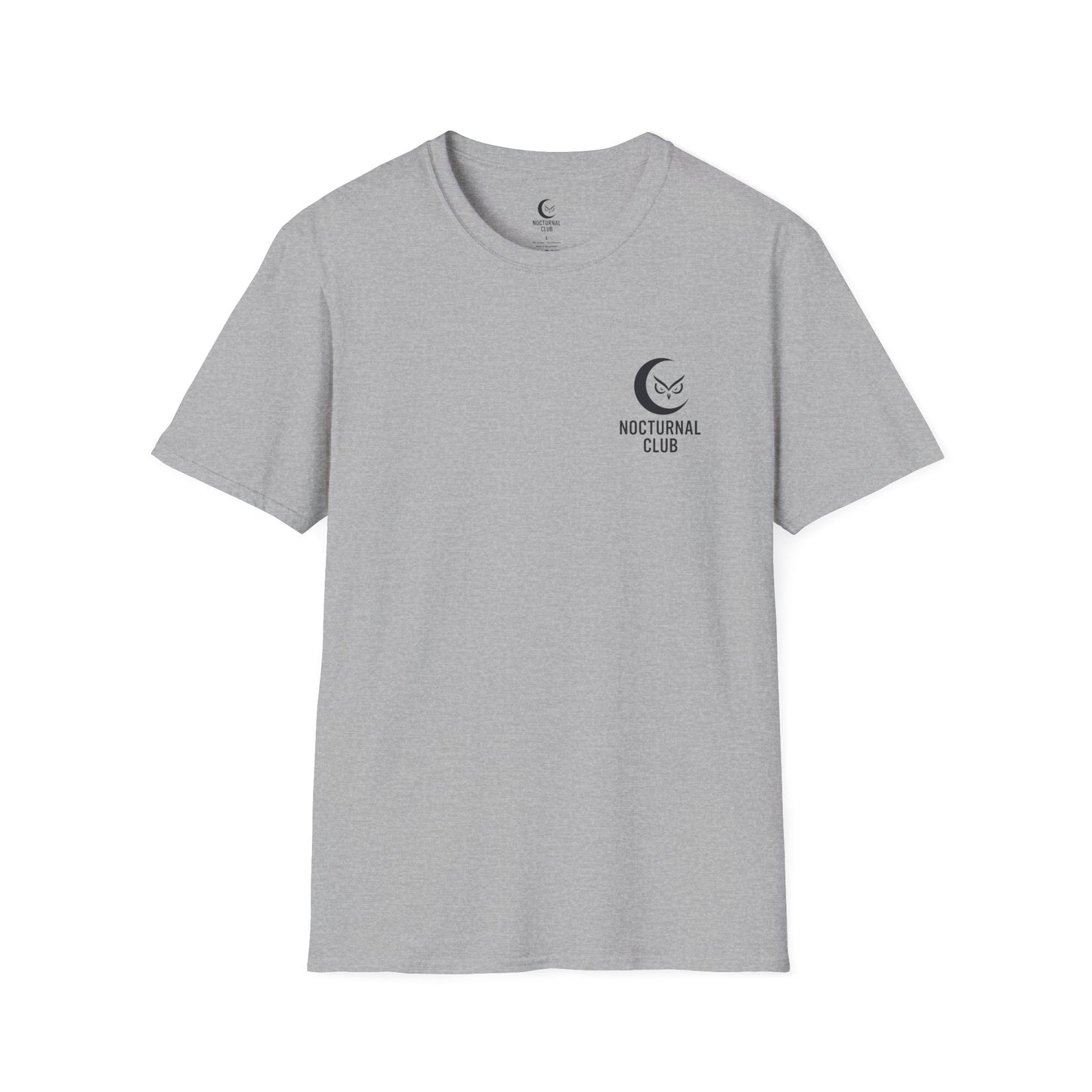 Nocturnal Club Unisex Softstyle T-Shirt - Sad Coffee Man