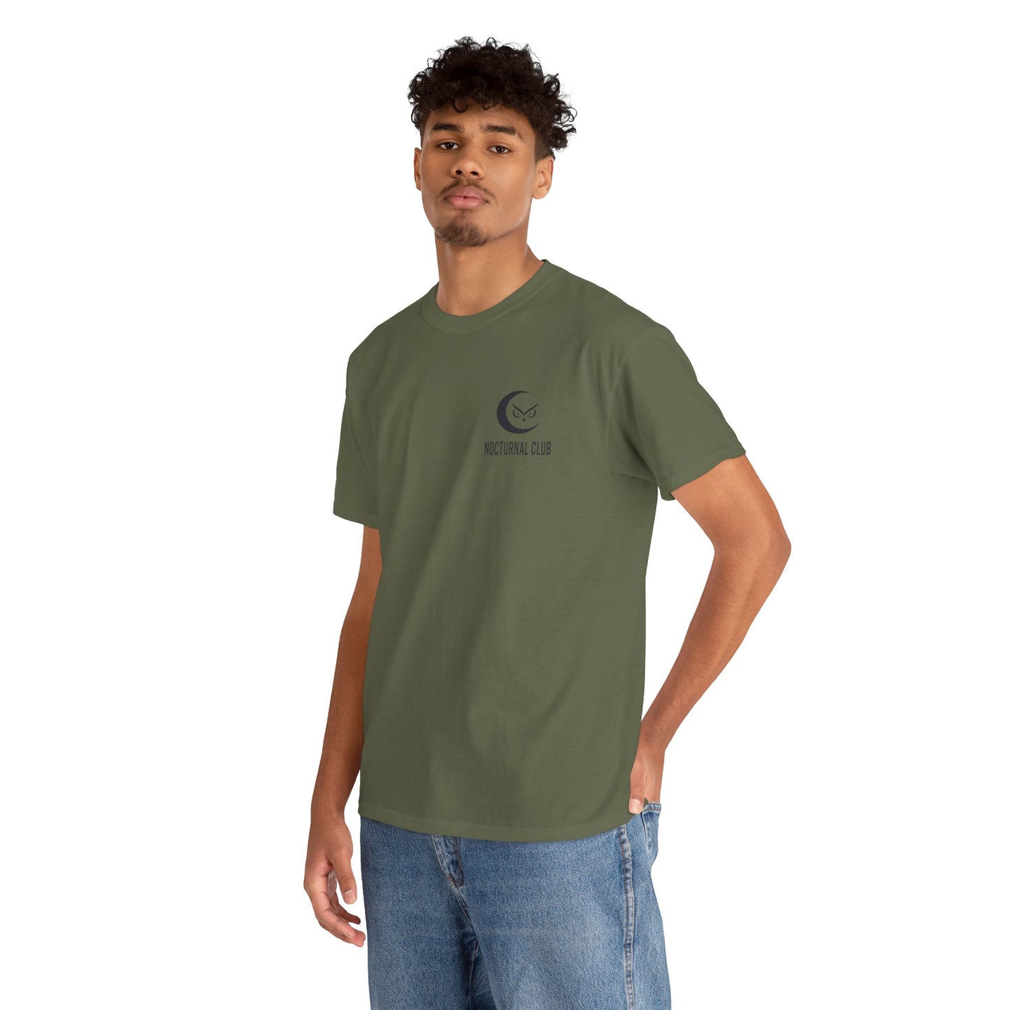 Nocturnal Club Unisex Heavy Cotton Tee - Midnight Soccer