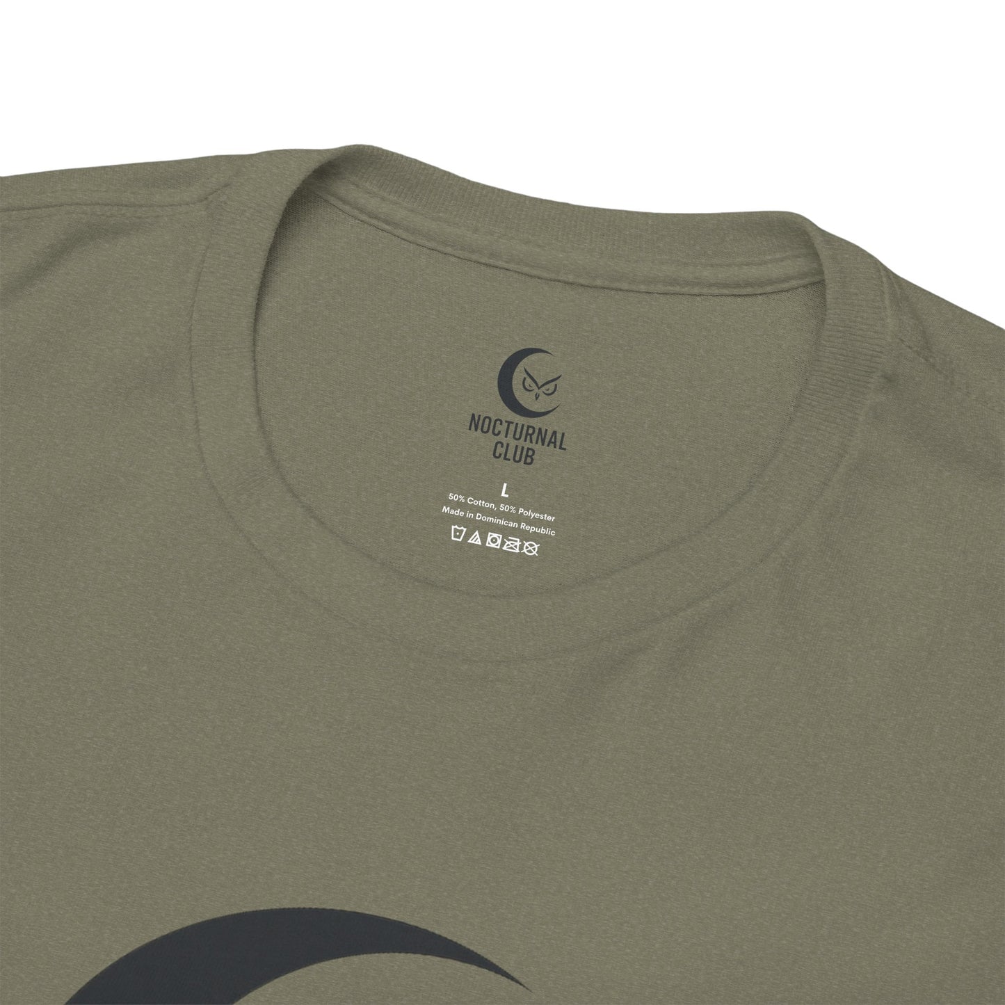 Nocturnal Club Unisex Heavy Cotton Tee - Moonlit Urban Scene