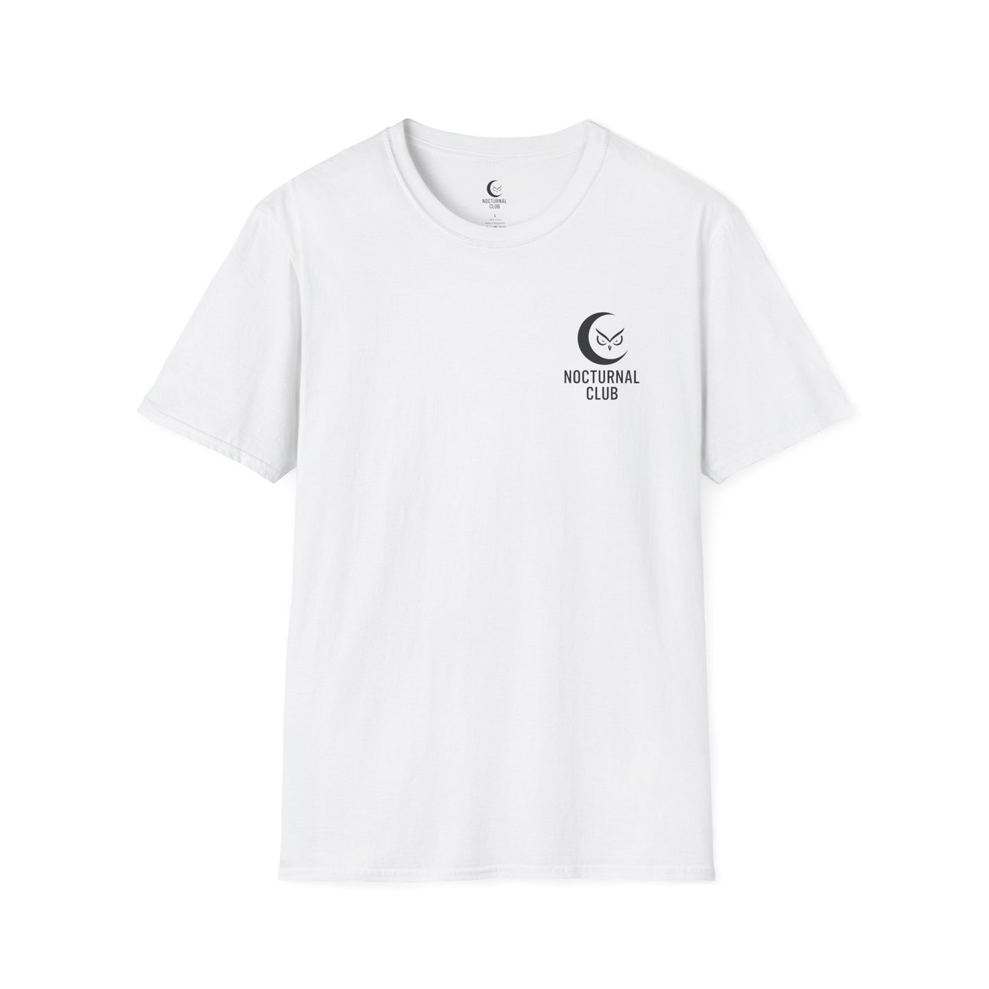 Nocturnal Club Unisex Softstyle T-Shirt - Stylish Night Owl Tee