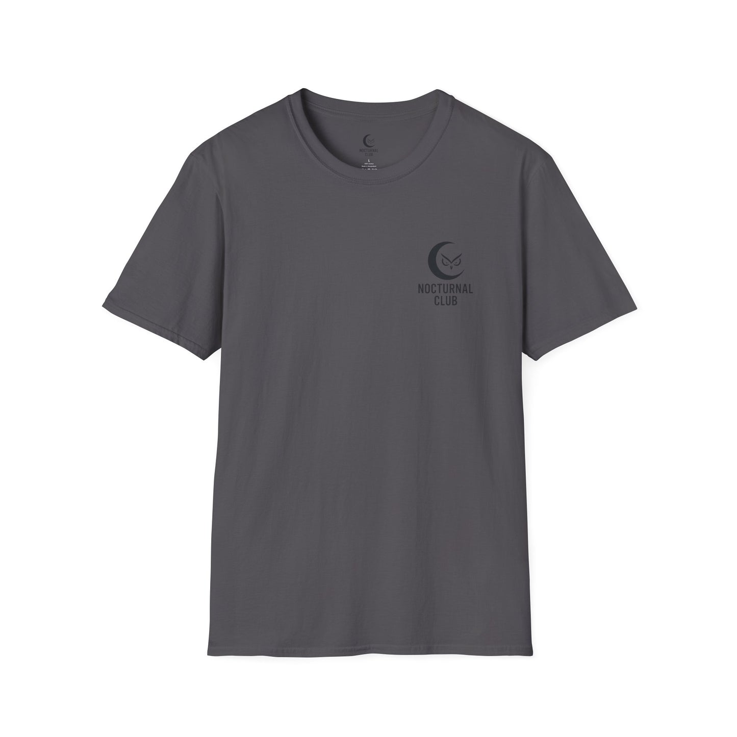 Nocturnal Club Unisex Softstyle T-Shirt - Sad Coffee Man