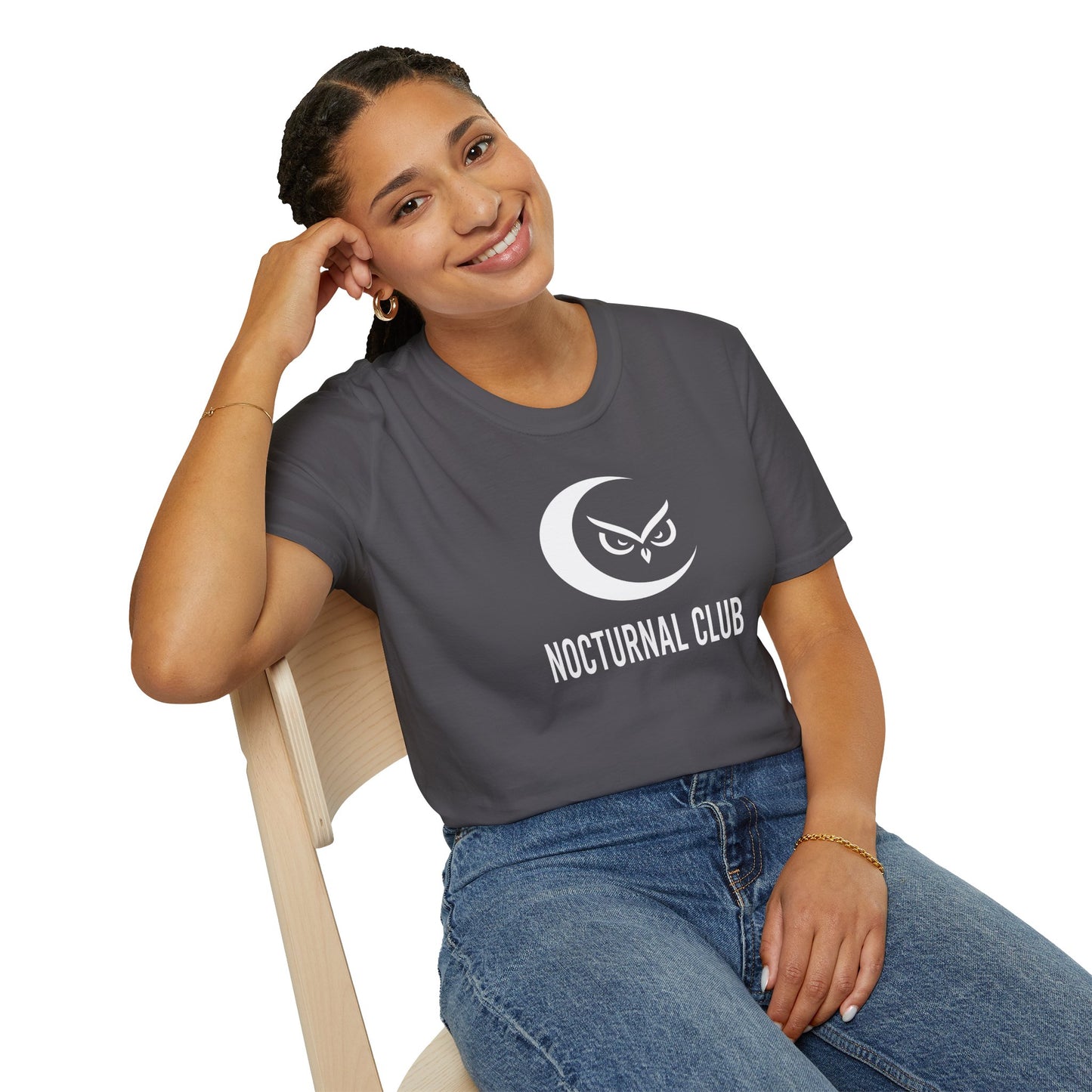 Nocturnal Club Unisex Softstyle T-Shirt - Midnight Skate Sesh