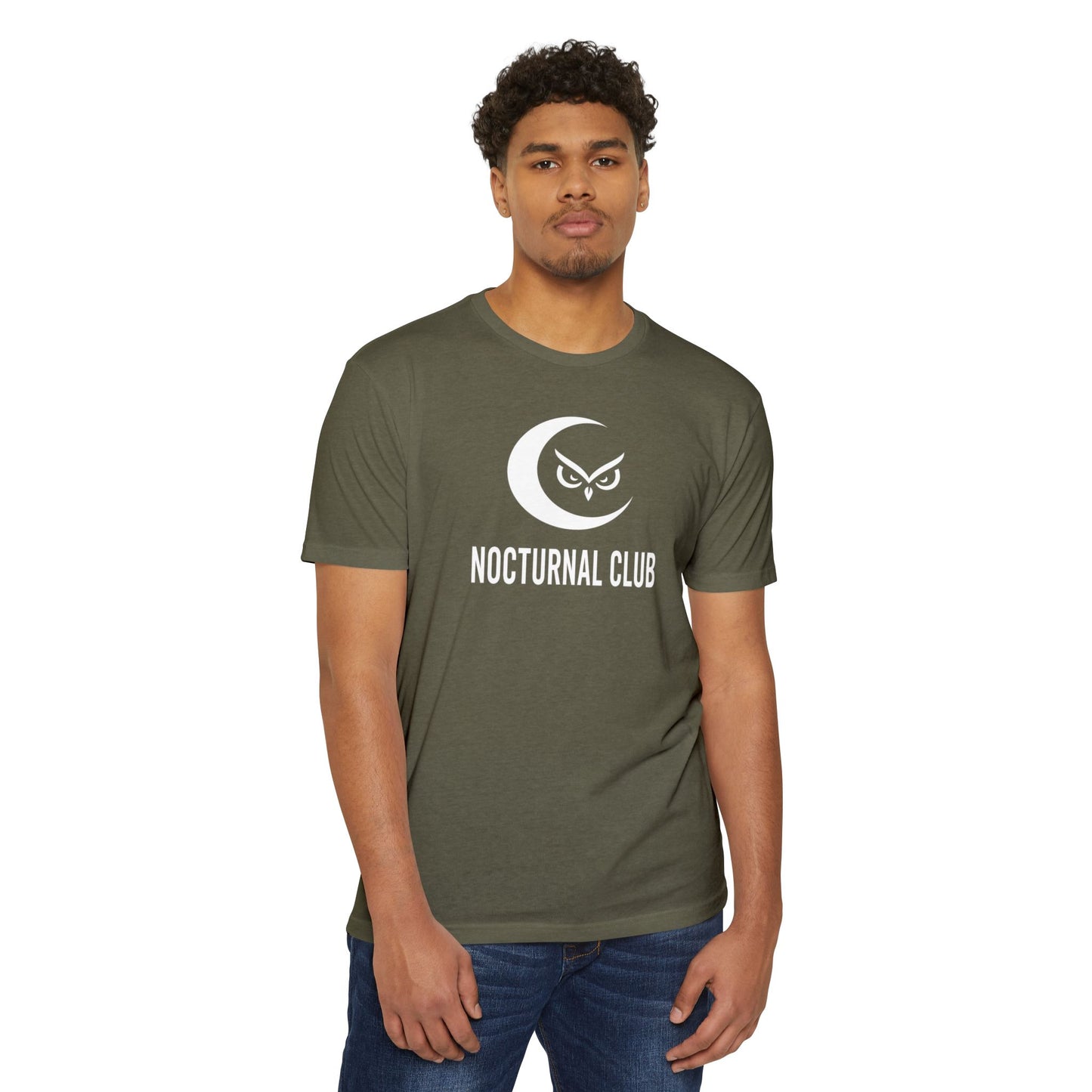 Nocturnal Club Unisex CVC Jersey T-Shirt - Smoke Until Dusk