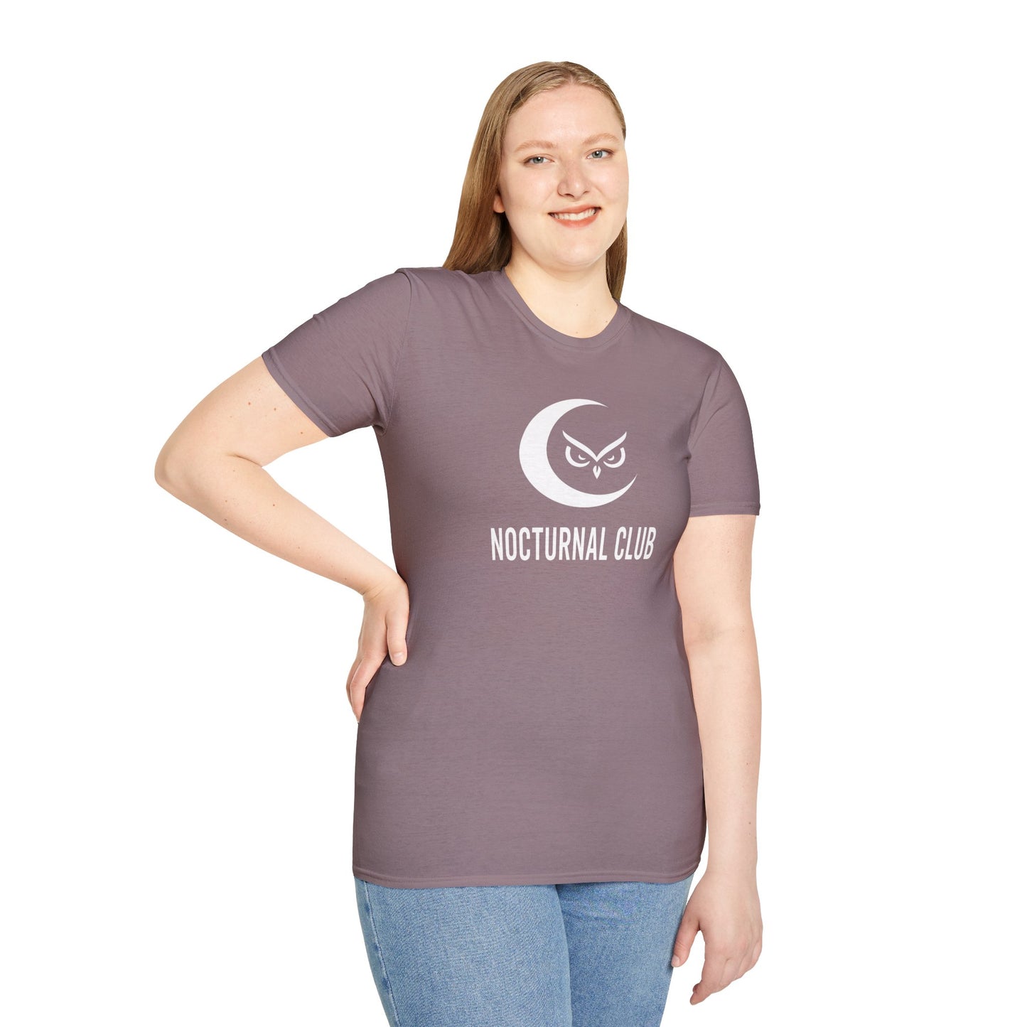 Nocturnal Club Unisex Softstyle T-Shirt - Midnight Skate Sesh
