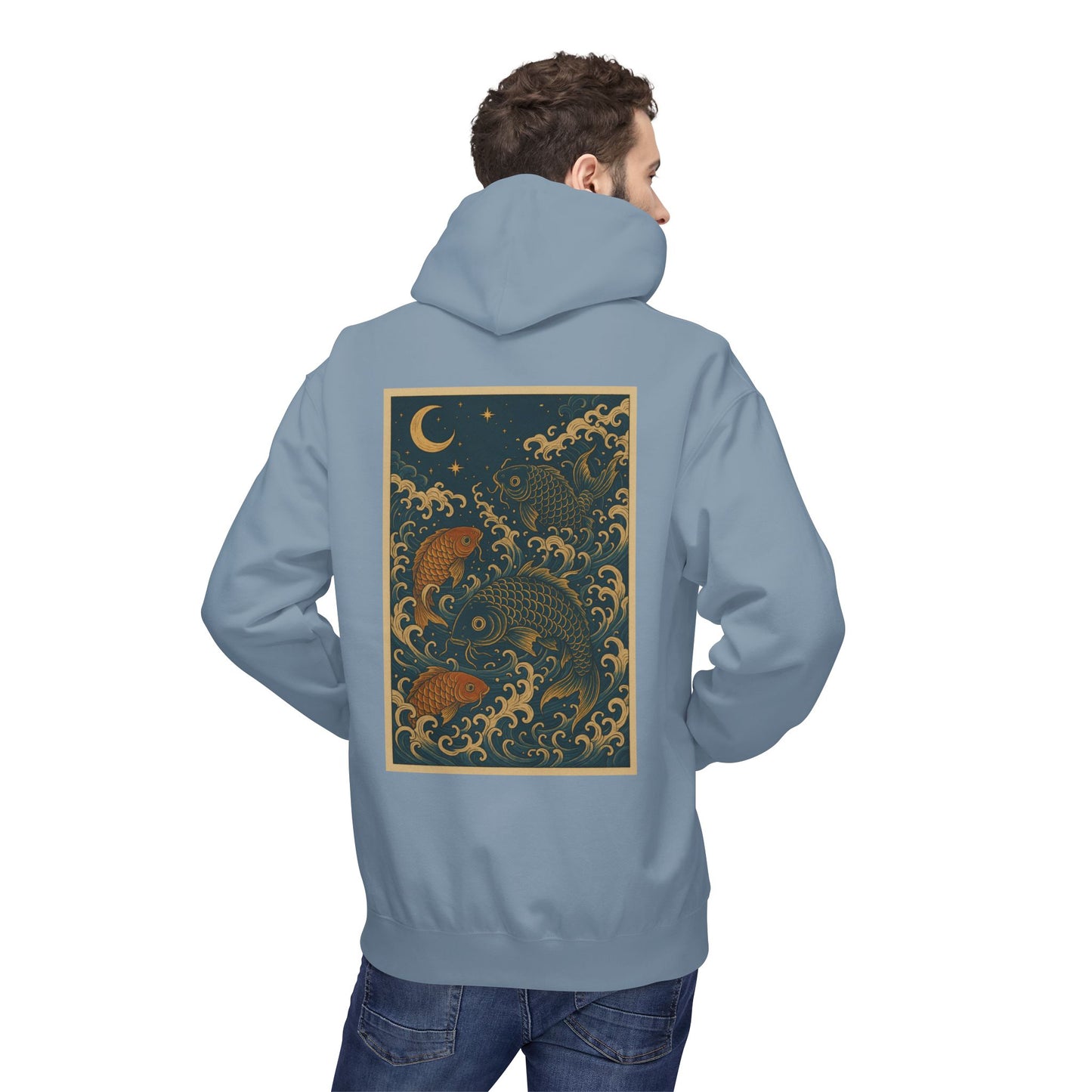 Nocturnal Club Unisex Hoodie - Midnight Koi