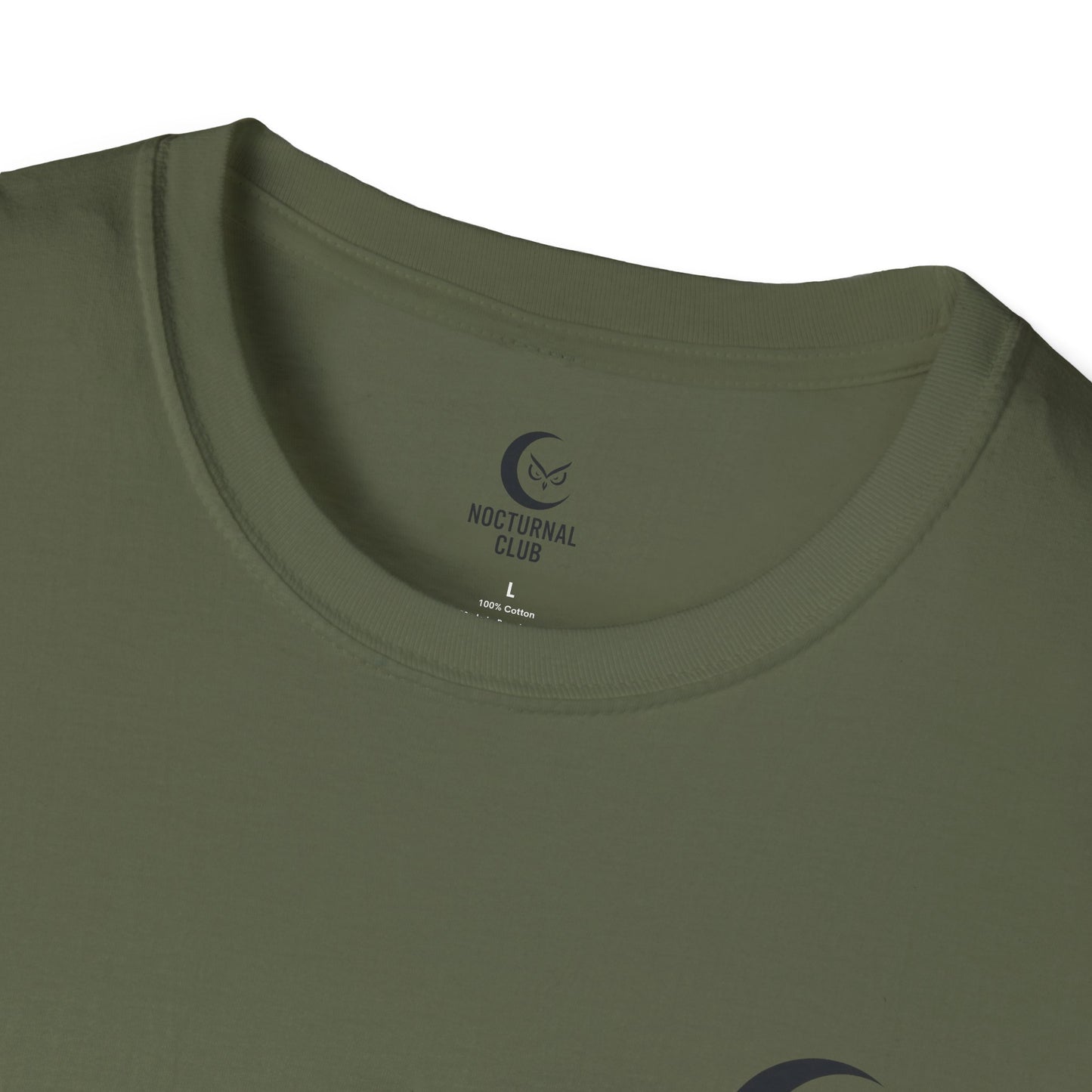 Nocturnal Club Unisex Softstyle T-Shirt - Stylish Night Owl Tee