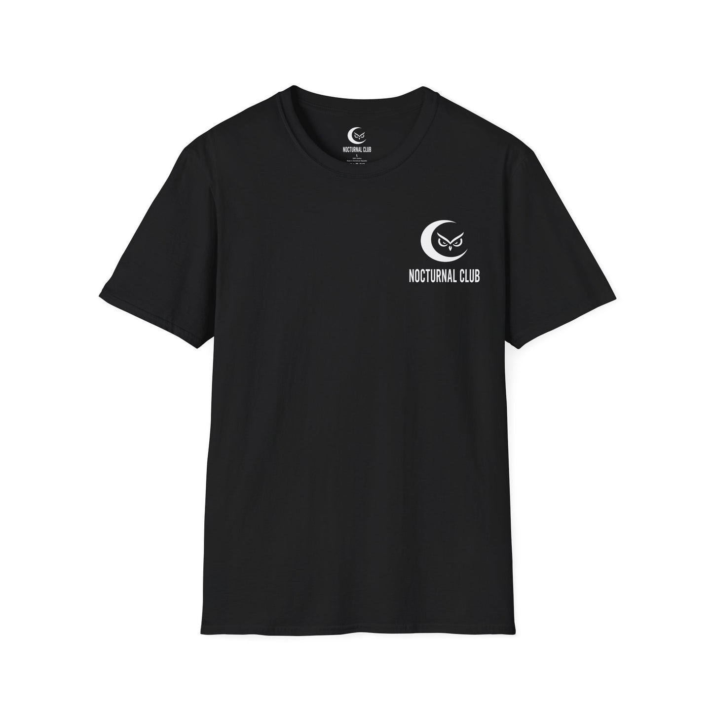 Nocturnal Club Unisex Softstyle T-Shirt - Night Club Disk Jockey