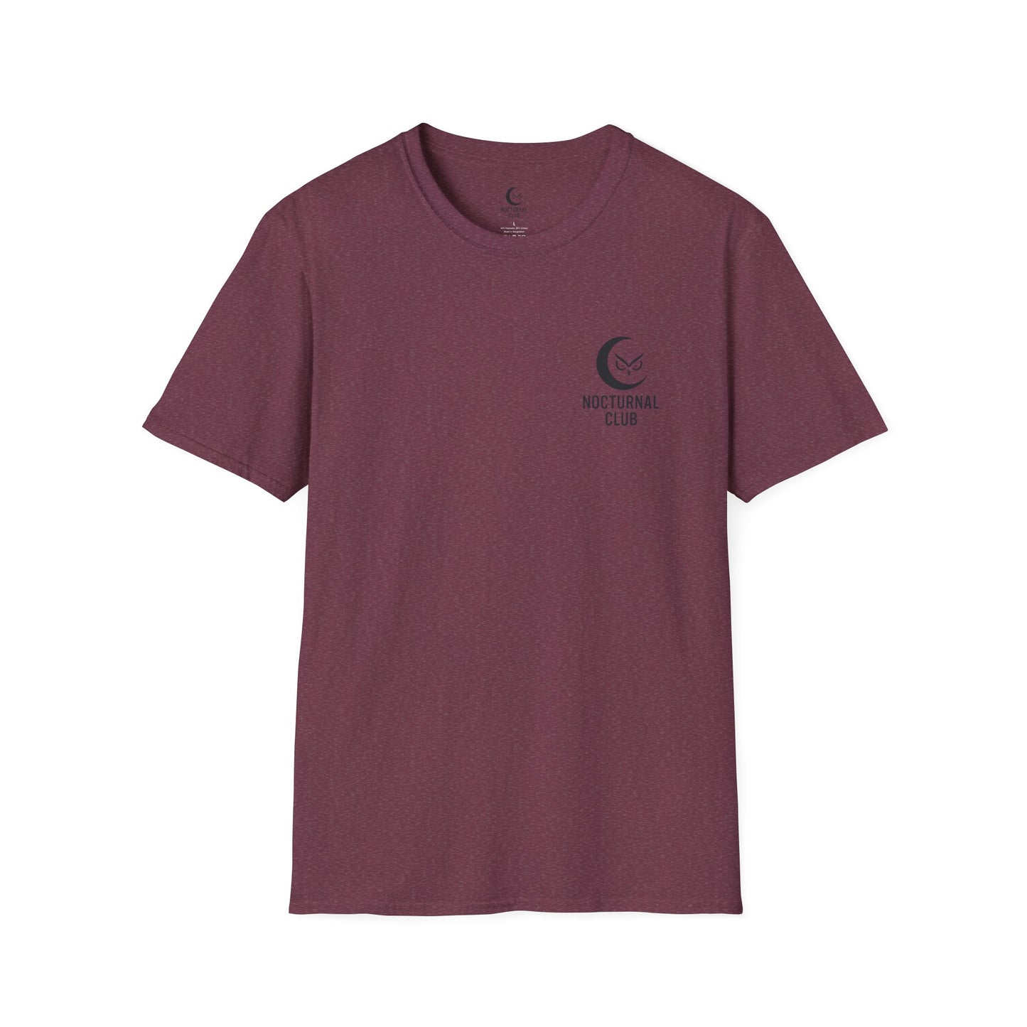 Nocturnal Club Unisex Softstyle T-Shirt - Sad Coffee Man