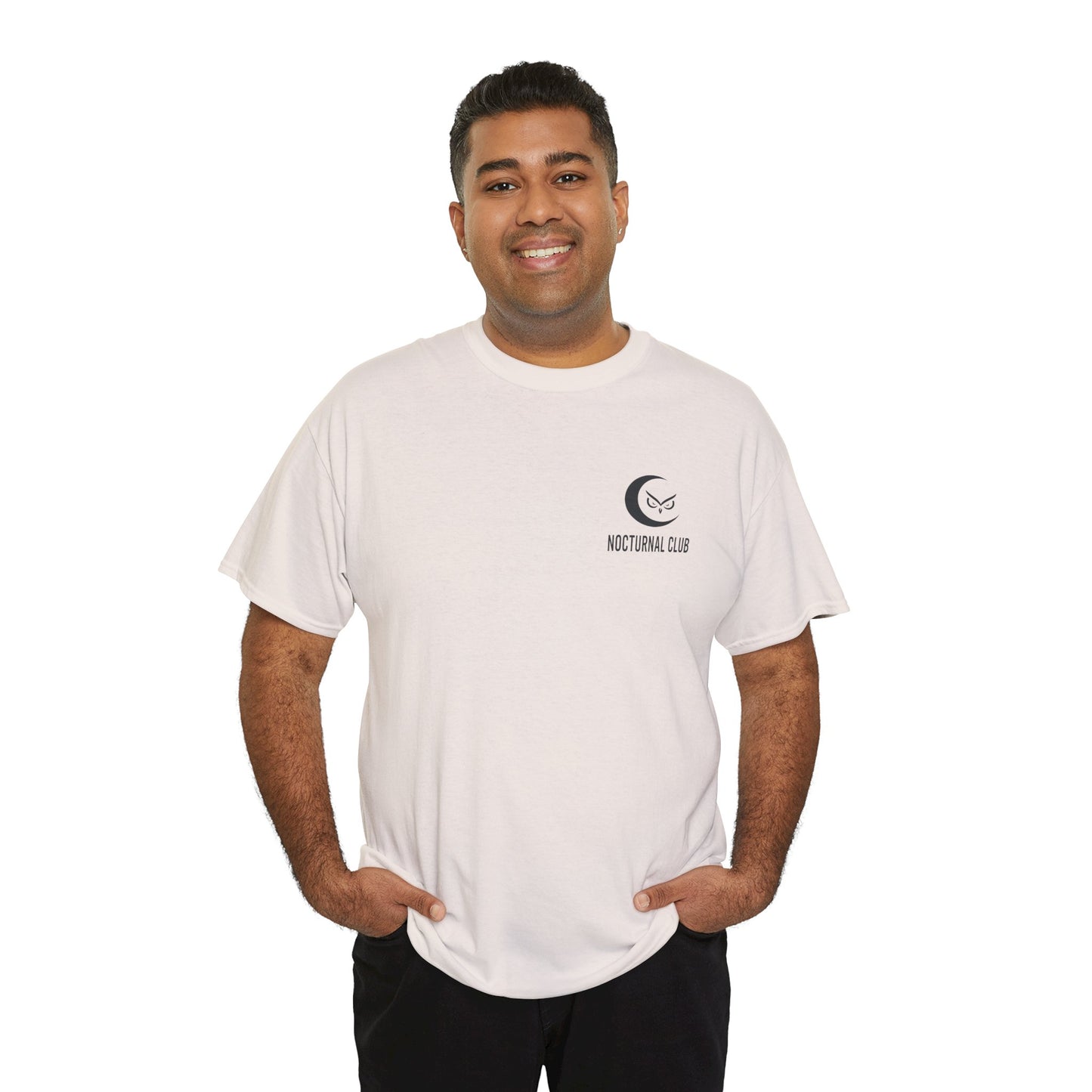 Nocturnal Club Unisex Heavy Cotton Tee - Midnight Soccer