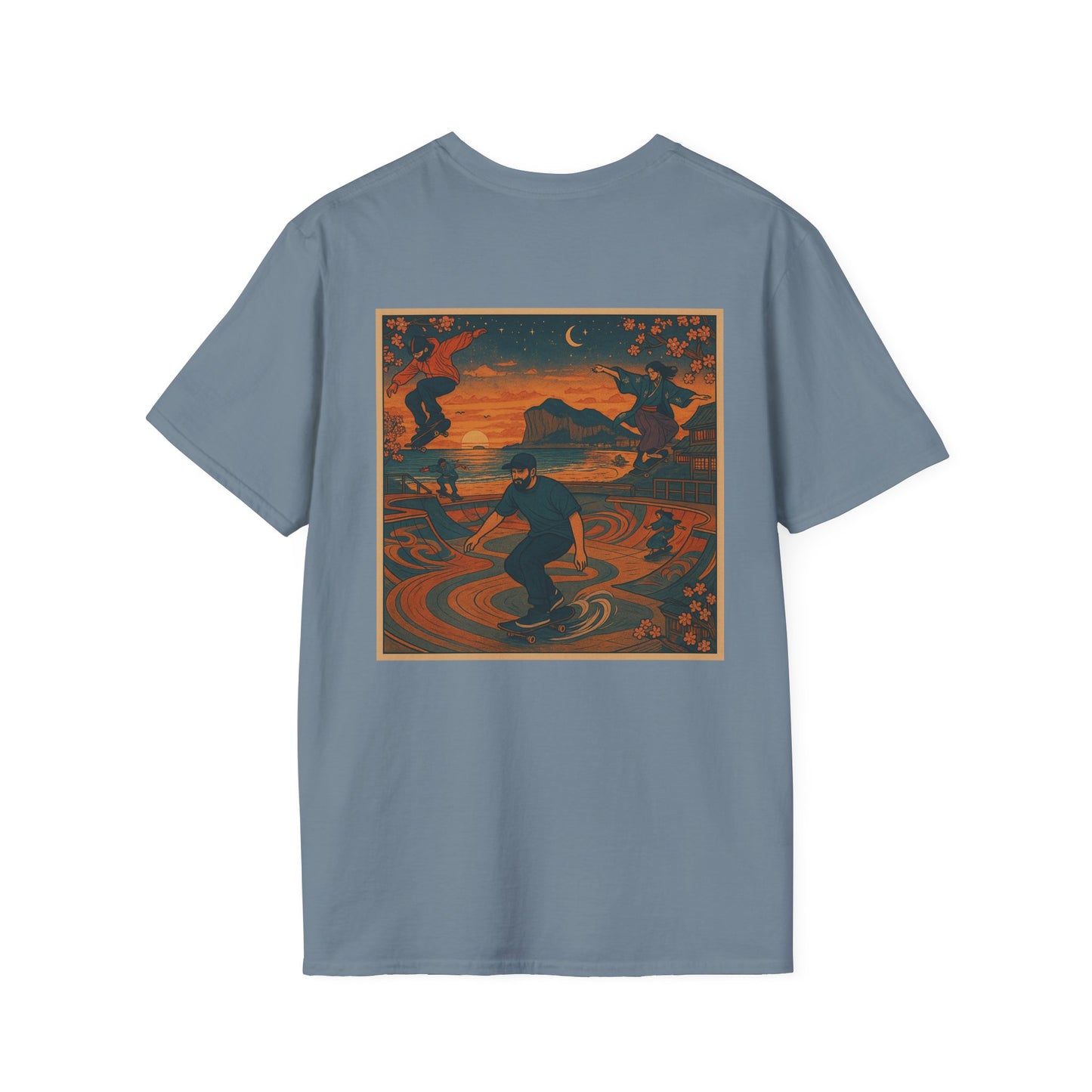 Nocturnal Club Unisex Softstyle T-Shirt - Midnight Skate Sesh