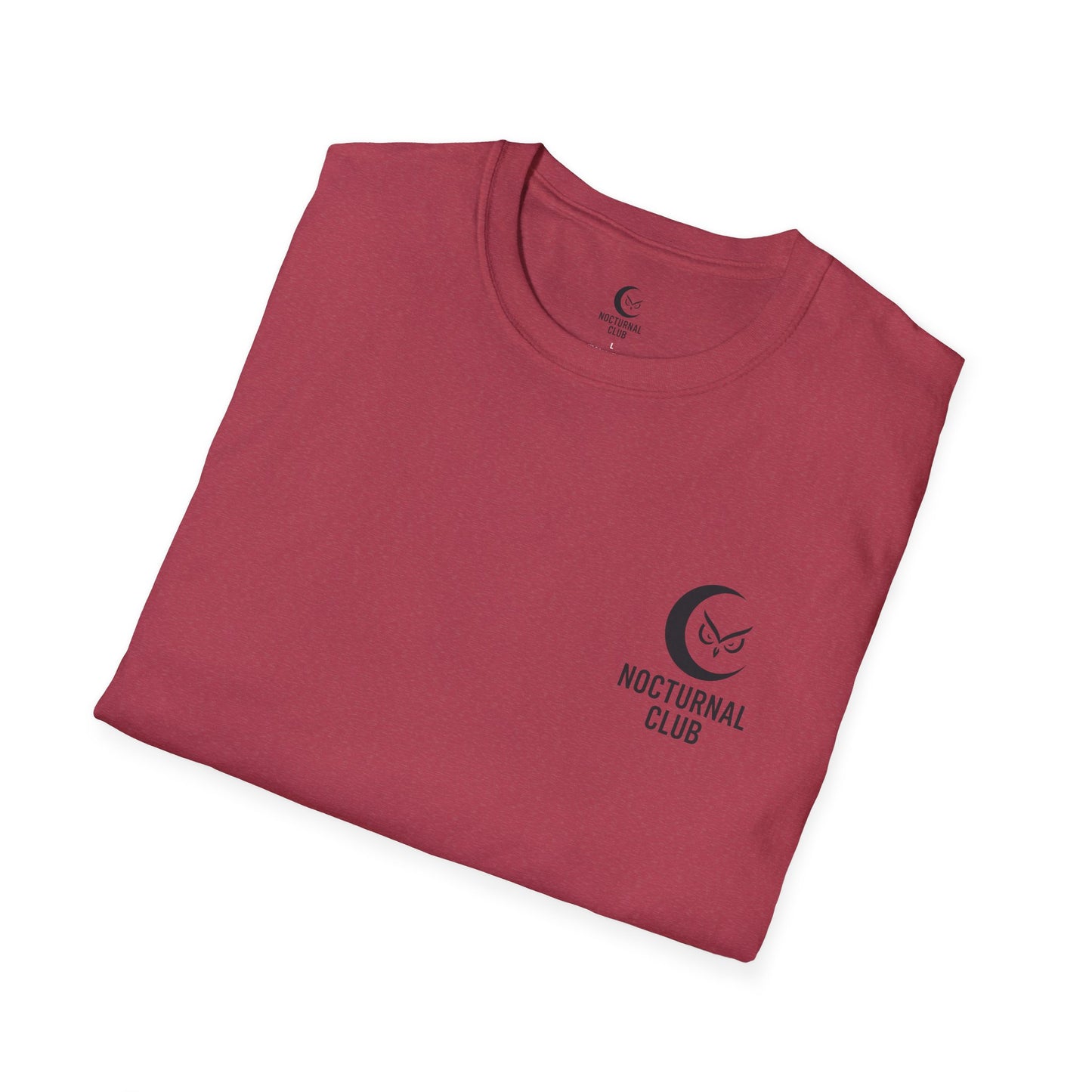 Nocturnal Club Unisex Softstyle T-Shirt - Sad Coffee Man