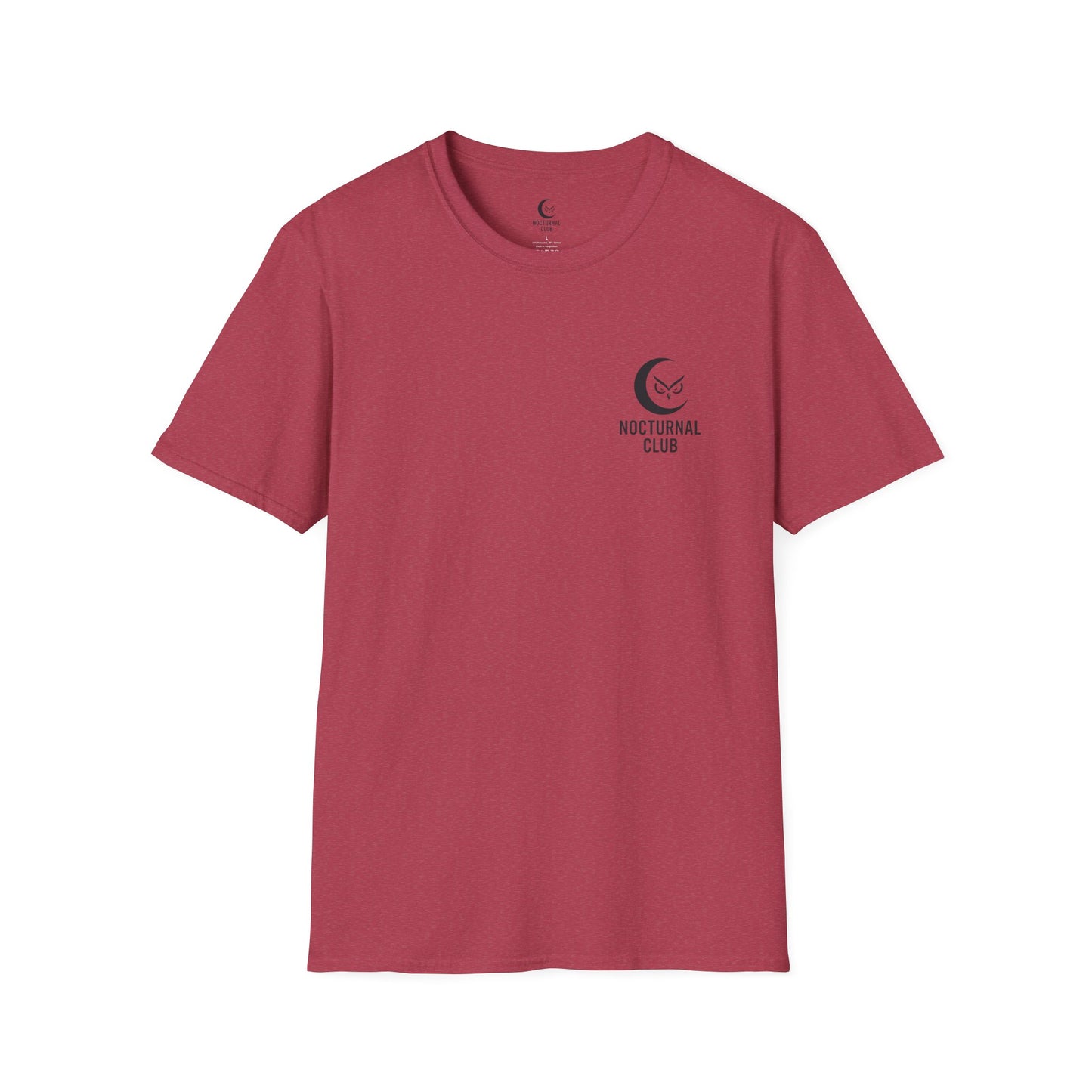 Nocturnal Club Unisex Softstyle T-Shirt - Sad Coffee Man