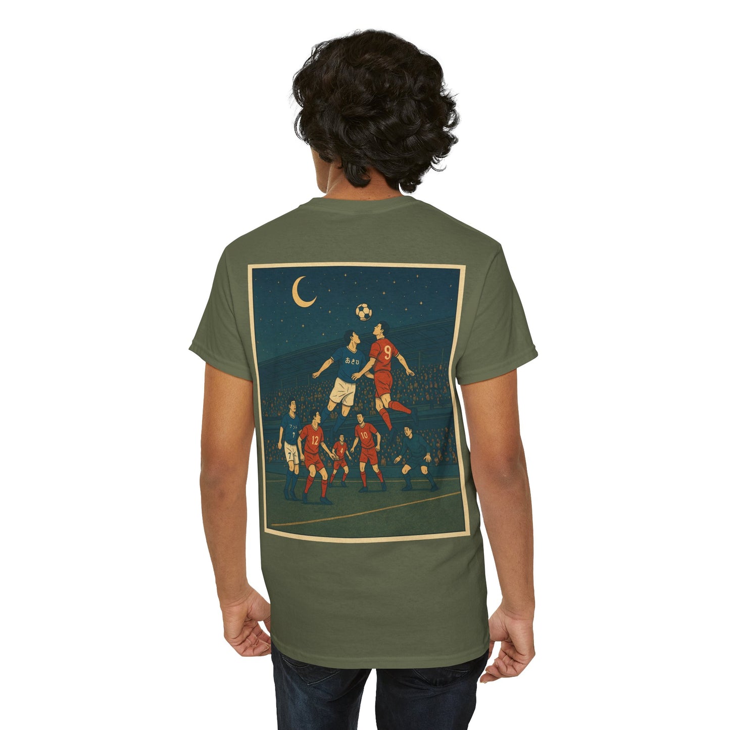 Nocturnal Club Unisex Heavy Cotton Tee - Midnight Soccer