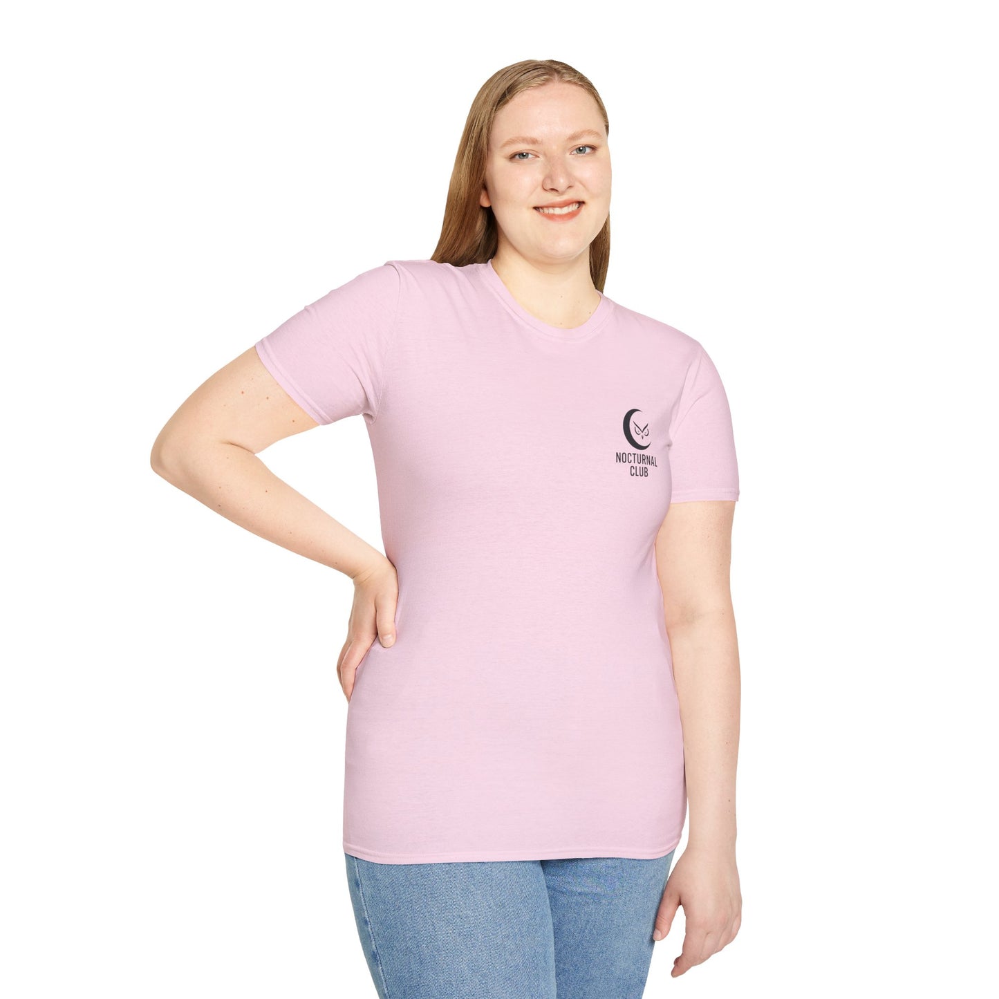 Nocturnal Club Unisex Softstyle T-Shirt - Sad Coffee Man