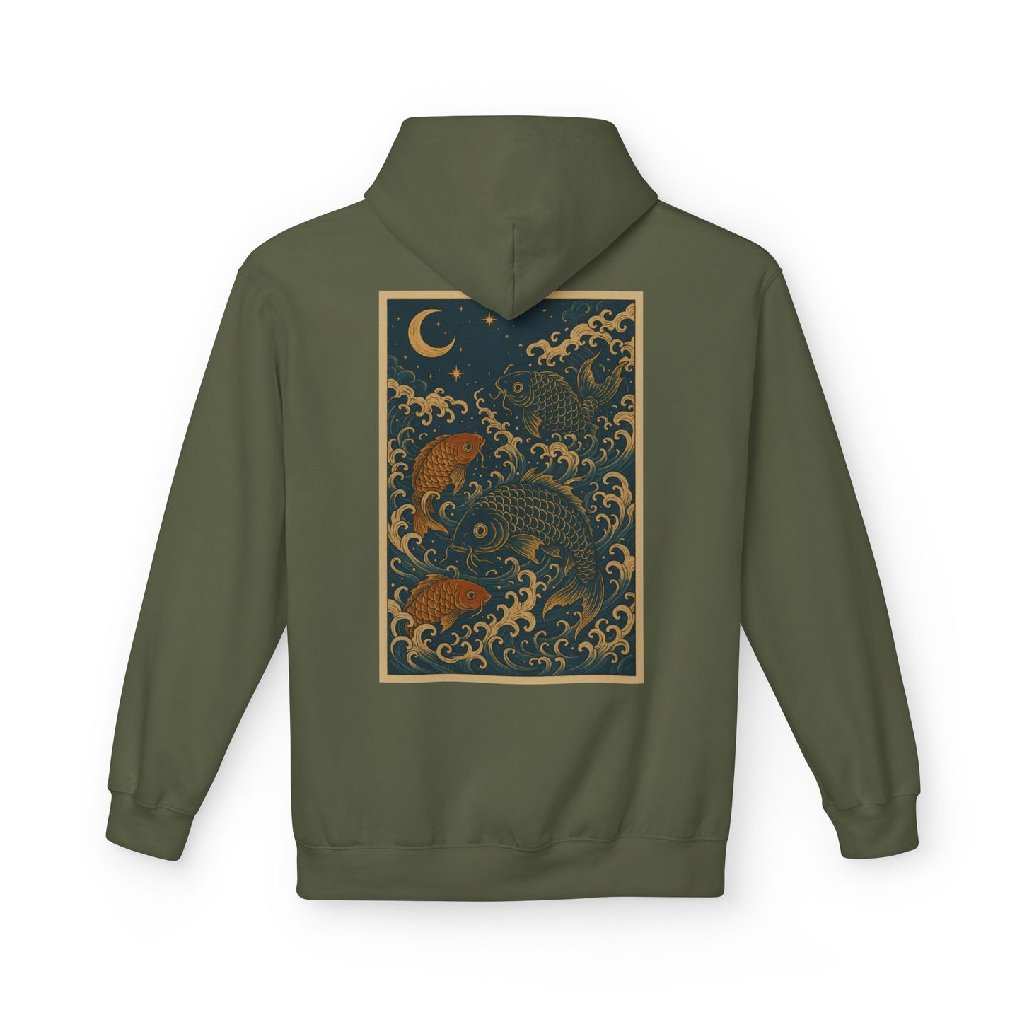 Nocturnal Club Unisex Hoodie - Midnight Koi
