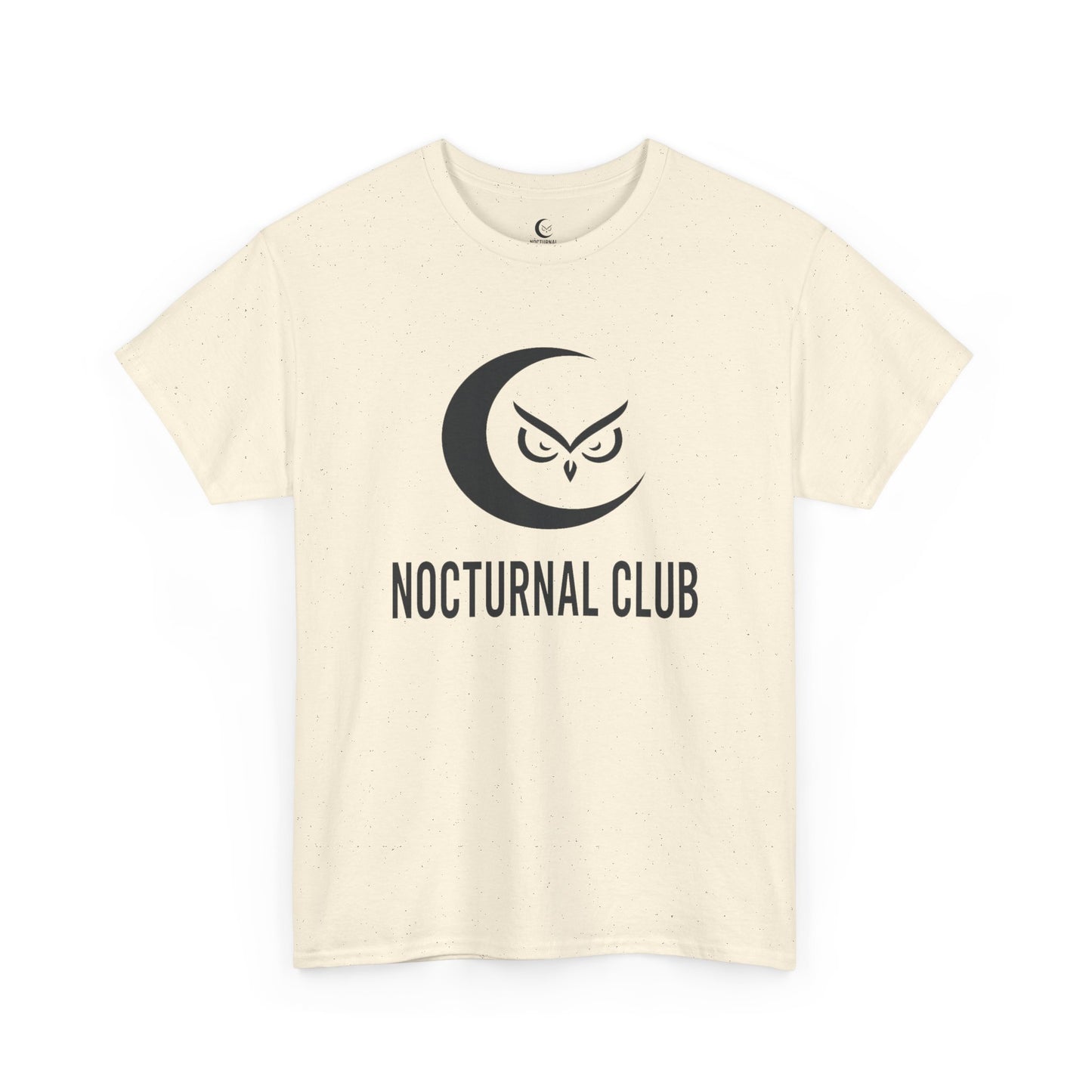 Nocturnal Club Unisex Heavy Cotton Tee - Moonlit Urban Scene