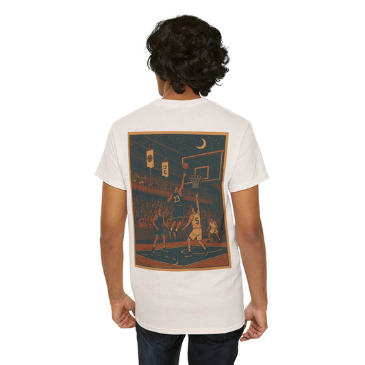 Nocturnal Club Unisex Heavy Cotton T-Shirt - Basketball in Japan