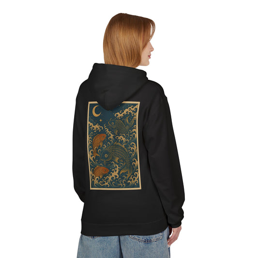 Nocturnal Club Unisex Hoodie - Midnight Koi