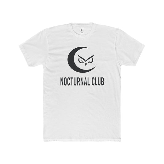 Nocturnal Club Unisex Cotton Crew Tee - Whale Fishing