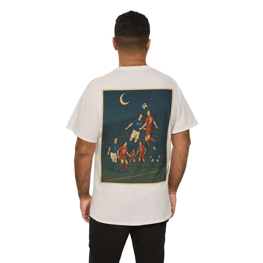Nocturnal Club Unisex Heavy Cotton Tee - Midnight Soccer