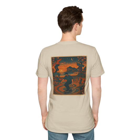 Nocturnal Club Unisex Softstyle T-Shirt - Midnight Skate Sesh