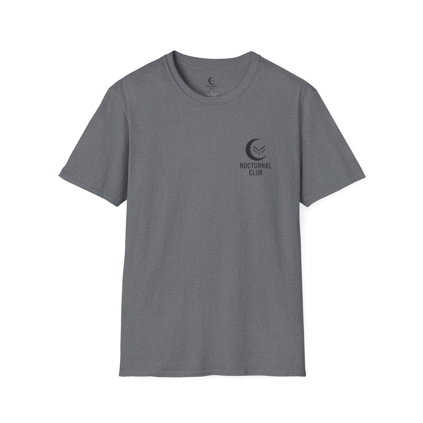 Nocturnal Club Unisex Softstyle T-Shirt - Sad Coffee Man