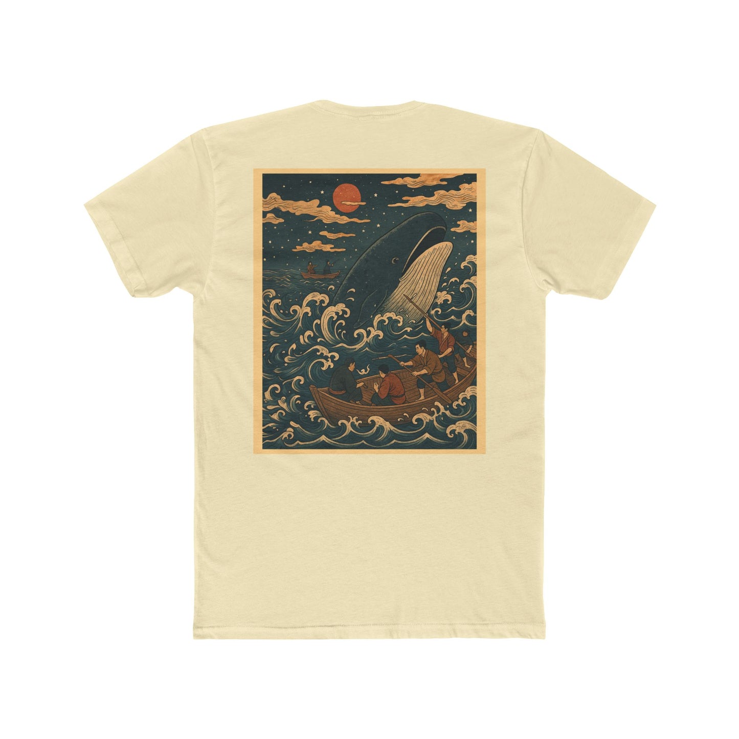 Nocturnal Club Unisex Cotton Crew Tee - Whale Fishing